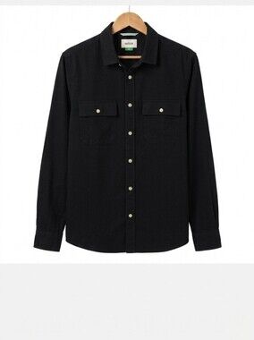 Vallier Navy Flannel Expedition Button Down Shirt